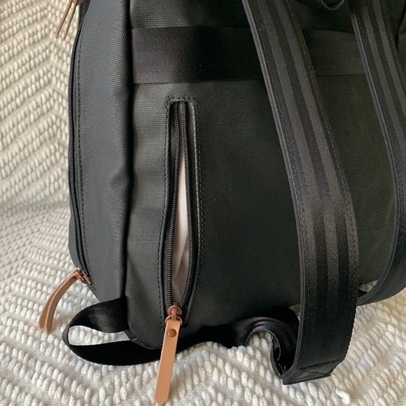 Petunia Pickle Bottom Meta Backpack in Black Matte Canvas - Picture 8 of 10